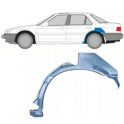 Reparatiepaneel achterspatbord voor Honda Accord 1985-1989 / Links 7598