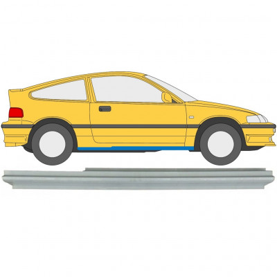 Reparatie dorpel voor Honda CRX 1987-1992 / Rechts 6639