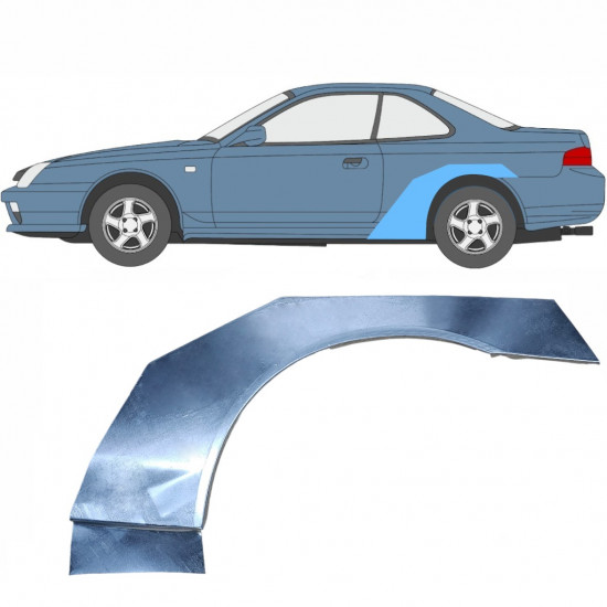 Reparatiepaneel achterspatbord voor Honda Prelude 1996-2001 / Links 8063