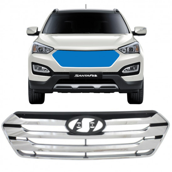 Grill voor Hyundai Santa Fe 2012-2018 7520