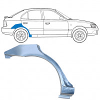 Reparatiepaneel achterspatbord voor Hyundai Accent 2000-2006 / Rechts 7593