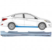 Volledige dorpel voor Hyundai Accent 2010- / Rechts 12799