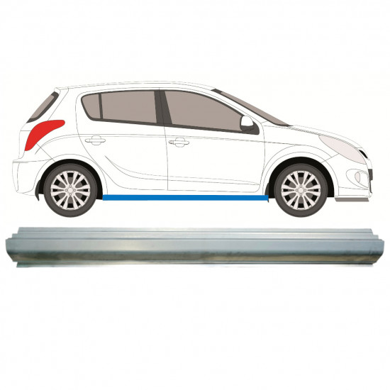 HYUNDAI i20 2008-2014 DORPEL REPARATIEPANEEL / RECHTS = LINKS