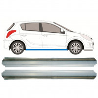 Reparatie dorpel voor Hyundai I20 2008-2014 / Links = Rechts (symmetrisch) / Set 9791