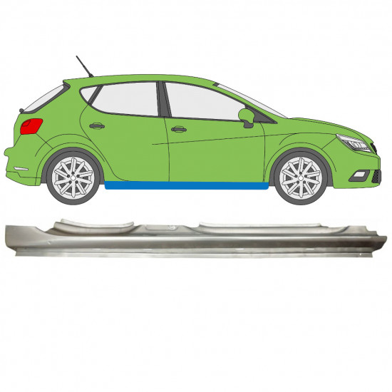 Reparatie dorpel voor Seat Ibiza 2008- / Rechts 11403