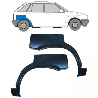 Reparatiepaneel achterspatbord voor Seat Ibiza 1984-1993 / Links + Rechts / Set 10741