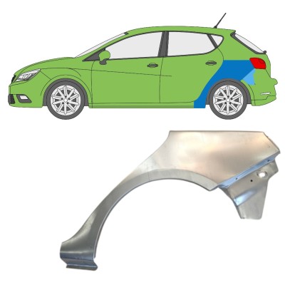 Reparatiepaneel achterspatbord voor Seat Ibiza 2008-2017 / Links 14608
