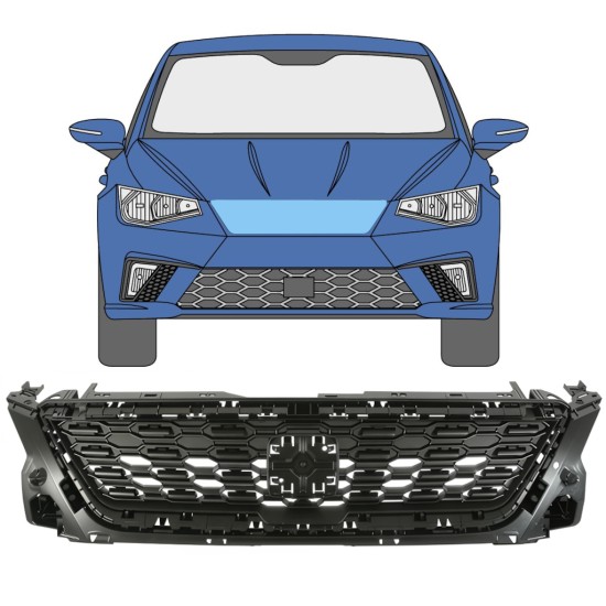 Grill voor Seat Ibiza 2017- 16209