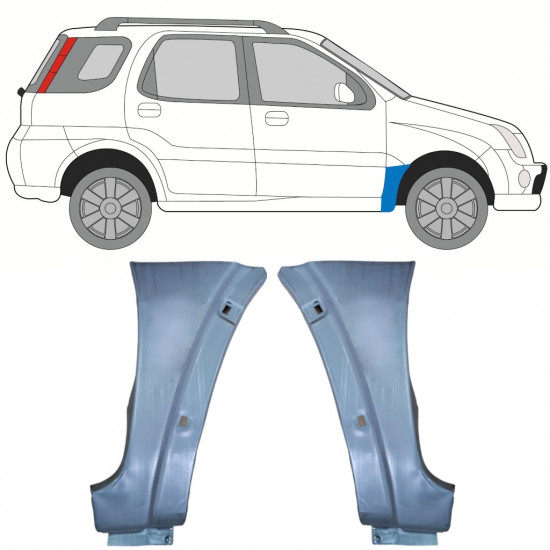 Reparatiepaneel voorspatbord voor Suzuki Ignis 2000-2008 / Set 11132