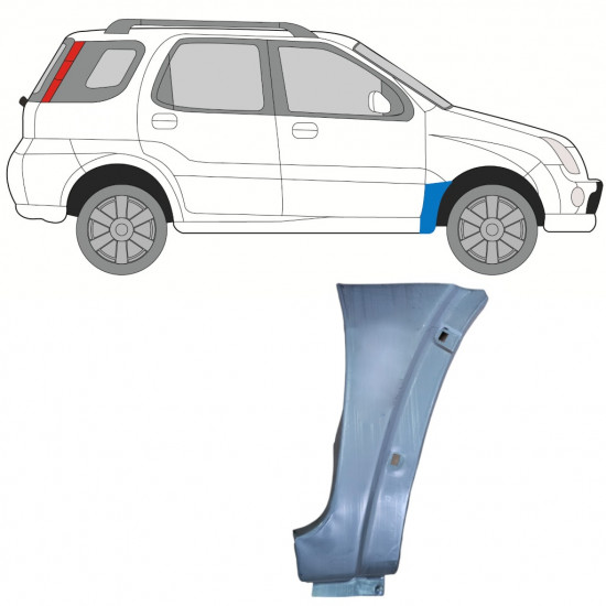 SUZUKI IGNIS 2000-2008 REPARATIEPANEEL VOORVLEUGEL / RECHTS