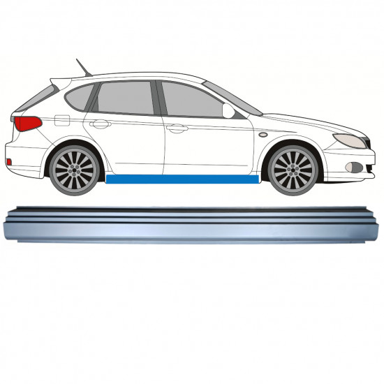 SUBARU IMPREZA 2007-2013 DORPEL REPARATIEPANEEL / RECHTS