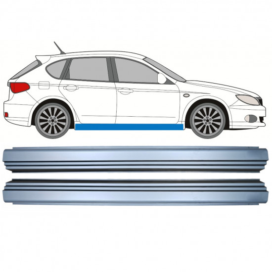 SUBARU IMPREZA 2007-2013 DORPEL REPARATIEPANEEL / SET