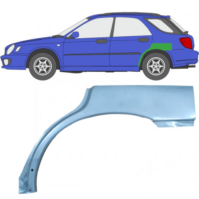 Reparatiepaneel achterspatbord voor Subaru Impreza Gg 2000-2007 / Links 5915