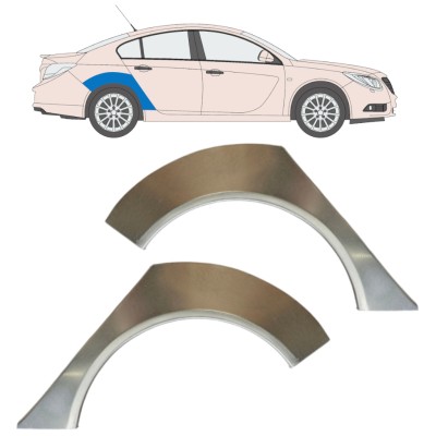 Reparatiepaneel achterspatbord voor Opel Insignia 2008-2017 / Links + Rechts / Set 15045