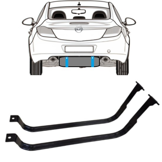 Brandstoftank klemmen voor Opel Insignia 2008-2017 15991