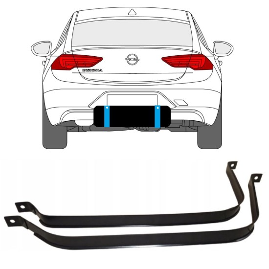 Brandstoftank klemmen voor Opel Insignia 2017-2022 15115