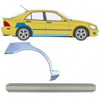 Reparatiepaneel dorpel + achterspatbord voor Lexus IS 200 1998-2005 / Rechts / Set 10315