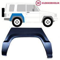 Reparatiepaneel achterspatbord voor Isuzu Trooper 1983-1991 / Rechts 11061