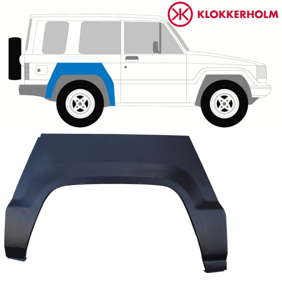 Reparatiepaneel achterspatbord voor Isuzu Trooper 1983-1991 / Rechts 11061