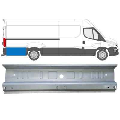 Plaatwerkdeel zijpaneel voor Iveco Daily 2014- / Links = Rechts (symmetrisch) 14713