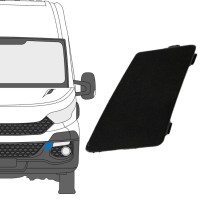 Afdekkingen voorbumper voor Iveco Daily 2014-2019 / Links 16242