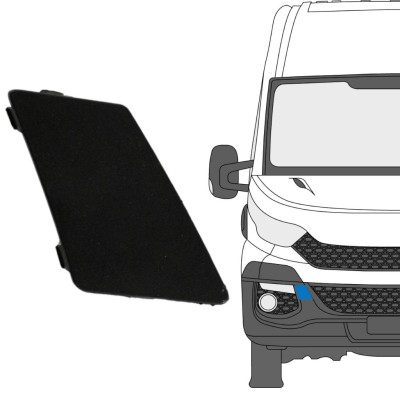 Afdekkingen voorbumper voor Iveco Daily 2014-2019 / Rechts 16240