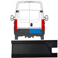 Sierlijst achterdeur voor Iveco Daily 2014- / Rechts 7873