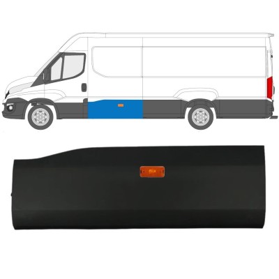 Zijwand sierlijst met positielicht voor Iveco Daily 2014-2019 / Links / Set 16657