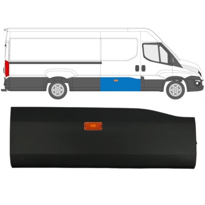 Sierlijst zijlijst schuifdeur met positielicht voor Iveco Daily 2014-2019 / Rechts / Set 16656