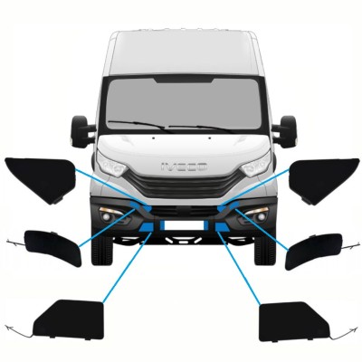 Afdekkingen voorbumper voor Iveco Daily 2014-2016 / Set 10292