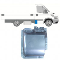 Reparatiepaneel achter hoek voor Iveco Daily 2000-2012 / Rechts / Enkele cabine 7658