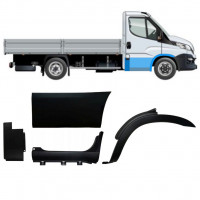 Zijlijst sierlijst  voor Iveco Daily 2014-  / Rechts / Enkele cabine / Set 12012