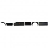 Zijwand sierlijst met positielicht voor Iveco Daily 2014-2019  / LWB / Links / Set 11984