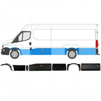 Zijwand sierlijst met positielicht voor Iveco Daily 2014-2019  / LWB / Links / Set 11984