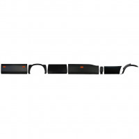 Zijwand sierlijst met positielicht voor Iveco Daily 2014-2019  / LWB / Rechts / Set 11983