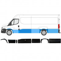 Zijlijst sierlijst  voor Iveco Daily 2014-2019  / LWB / Links / Set 11982
