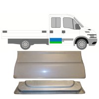 Binnen + buiten reparatiepaneel achter deur voor Iveco Daily 1999-2014 / Links = Rechts (symmetrisch) / Set 16174