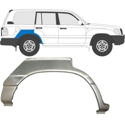 Reparatiepaneel achterspatbord voor Toyota Land Cruiser 1998-2007 / Rechts 7054