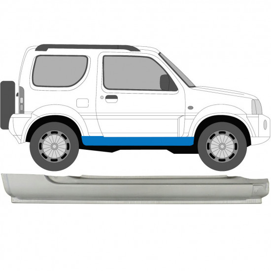 SUZUKI JIMNY 1998-2018 VOL DORPEL REPARATIEPANEEL / RECHTS