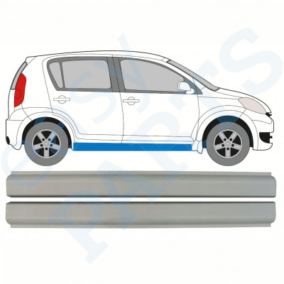 Reparatie dorpel voor Subaru Justy 2007-2011 / Links = Rechts (symmetrisch) 10240