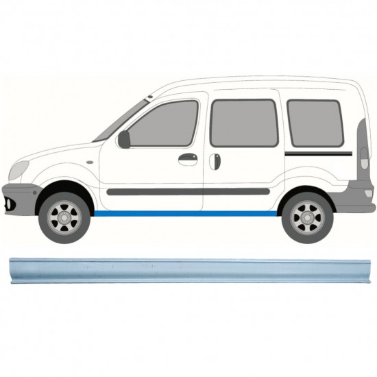 Reparatie dorpel voor Renault Kangoo 1997-2008 / Links 6978