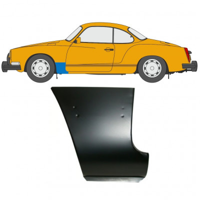 Reparatiepaneel voorspatbord voor VW Karman Ghia 1955-1974 / Links 12723