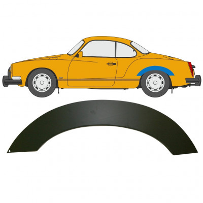 Reparatiepaneel achterspatbord voor VW Karman Ghia 1955-1974 / Links 12721