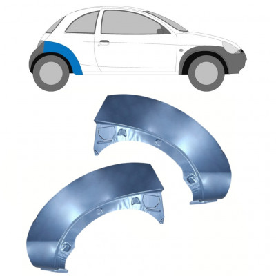 Reparatiepaneel achterspatbord voor Ford KA 1996-2008 / Links + Rechts / Set 9405