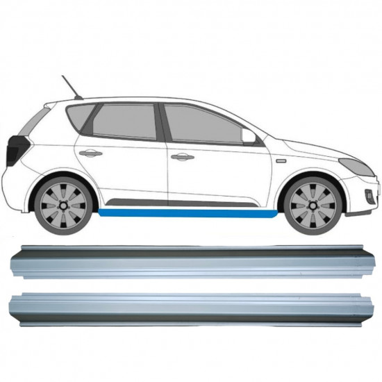 Reparatie dorpel voor Kia Ceed 2006-2012 / Links + Rechts / Set 9400