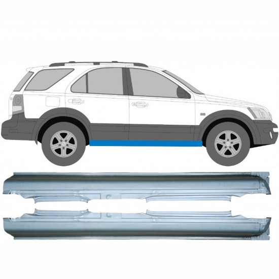 Reparatie dorpel voor Kia Sorento 2002-2009 / Set 11685