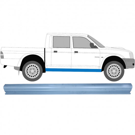 Reparatie dorpel voor Mitsubishi L200 1996-2007 / Links = Rechts (symmetrisch) 5085