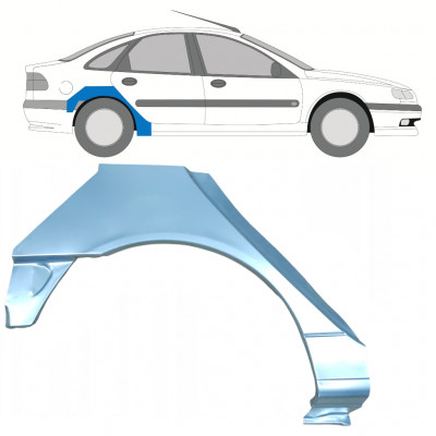 RENAULT LAGUNA 1994-2001 WIELKAST REPARATIE PANEEL / RECHTS