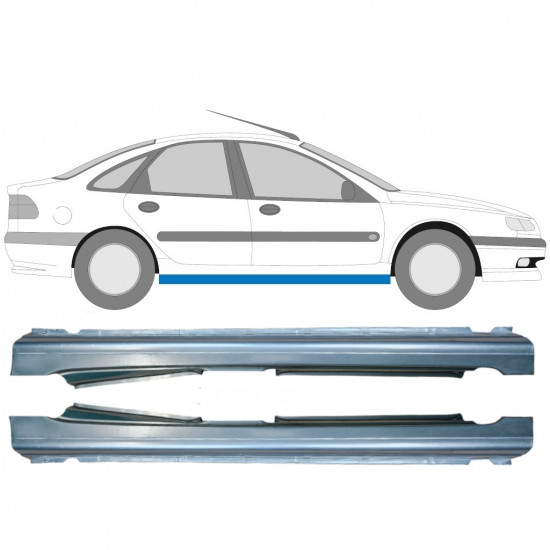 Reparatie dorpel voor Renault Laguna 1994-2001 / Links + Rechts / Set 9655