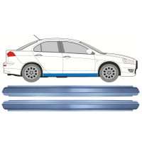 Reparatie dorpel voor Mitsubishi Lancer 2007- / Links = Rechts (symmetrisch) / Set 10489